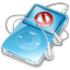 iPod Video Blue No Disconnect Icon 64x64 png